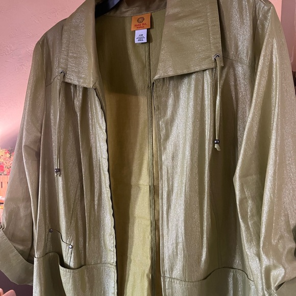 Ruby Rd Olive Green Women's Jacket - Picture 3 of 4